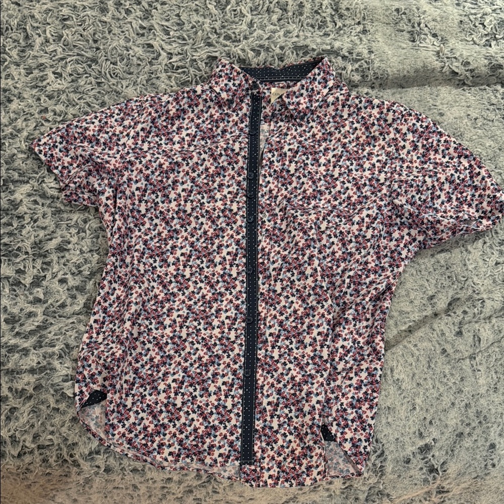 Con.struct Men's Floral Casual Button Down Shirt